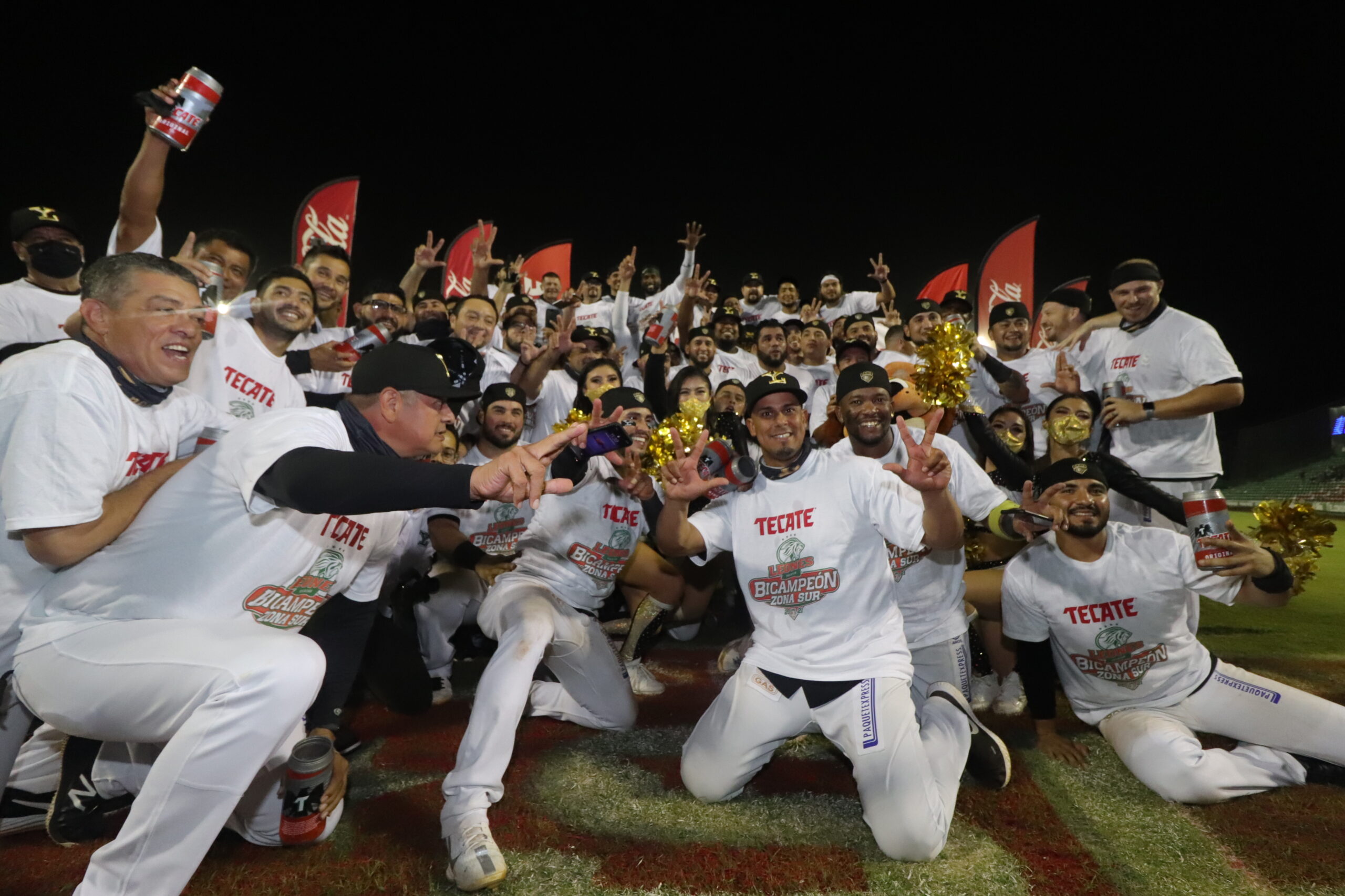 Bicampeones de la Zona Sur de la LMB.