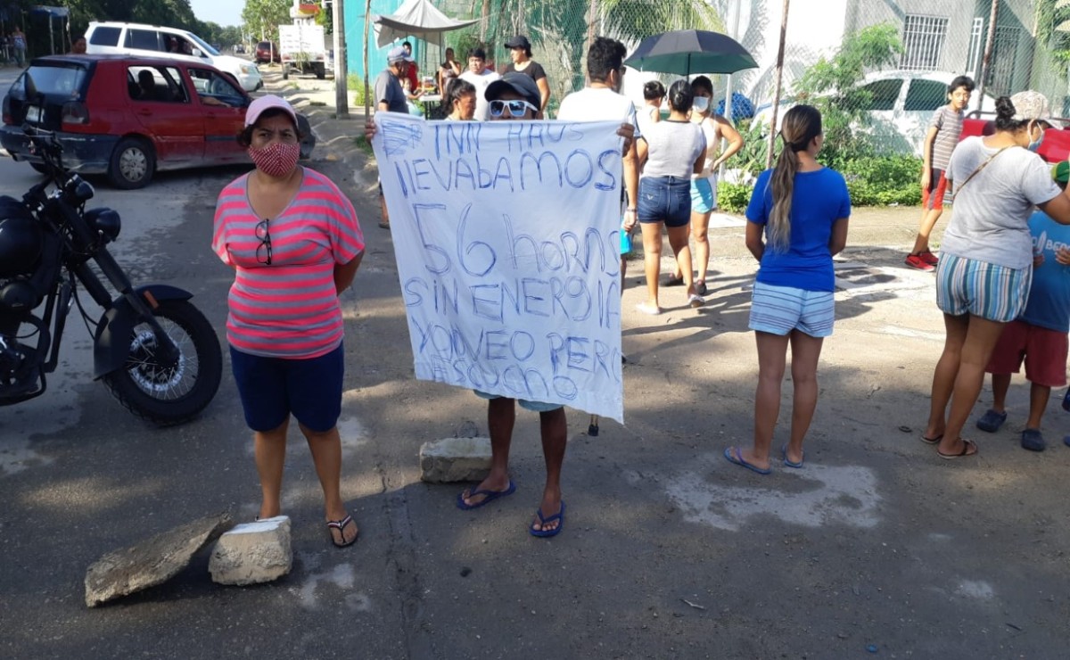 Acciones de protesta contra la CFE