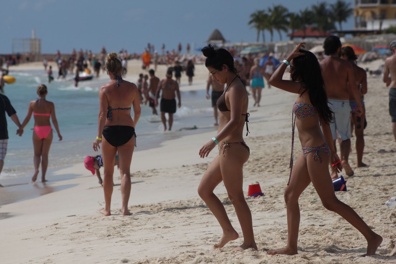 Mujeres en la playa