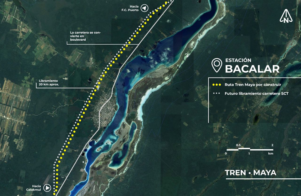 Mapa tren maya