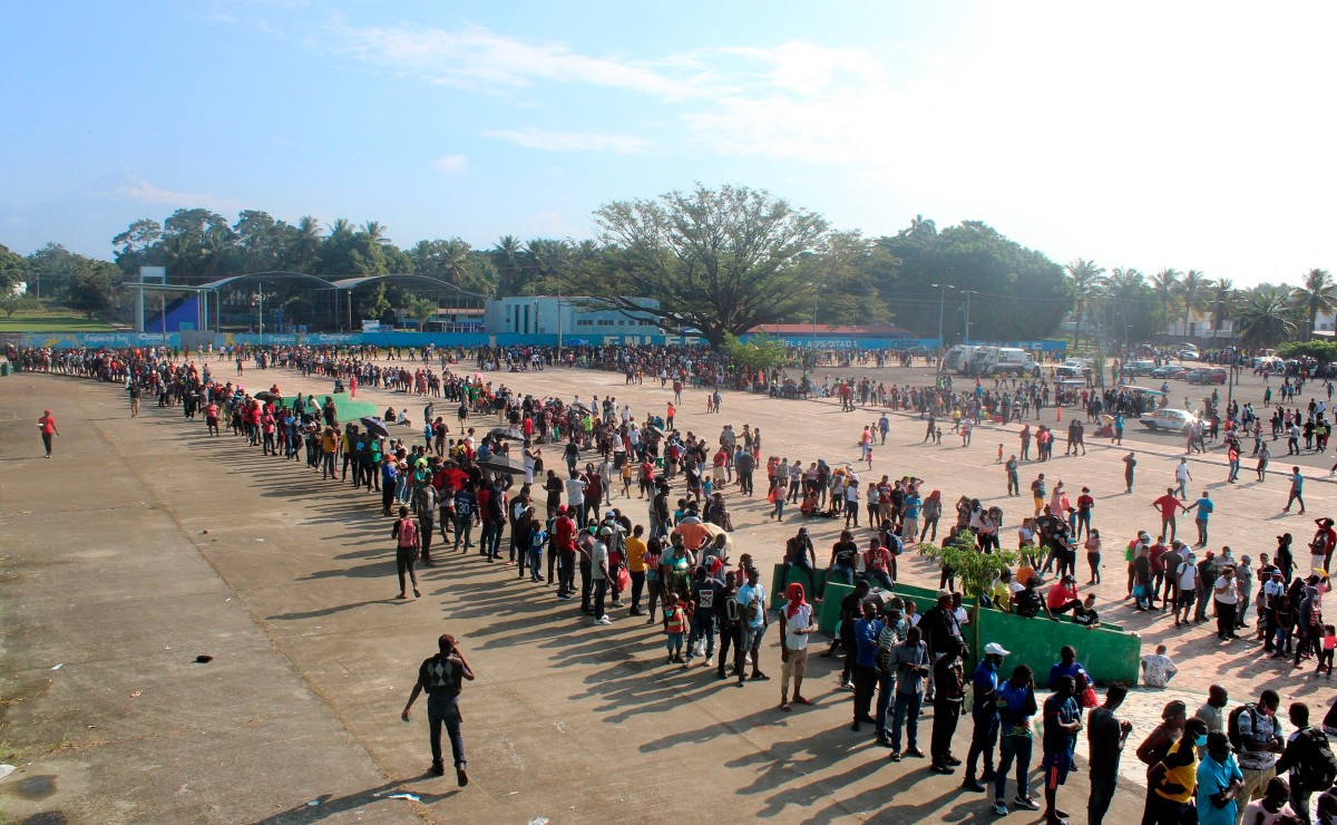 Haitianos en Chiapas