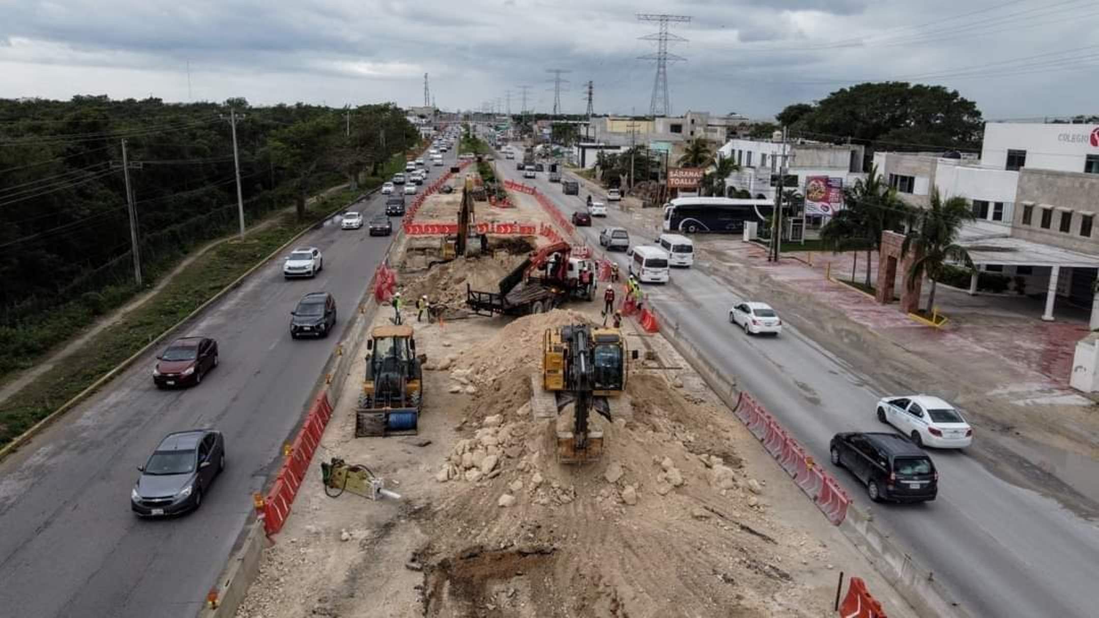 Trabajos del Tren Maya que fueron cancelados por el Fonatur.