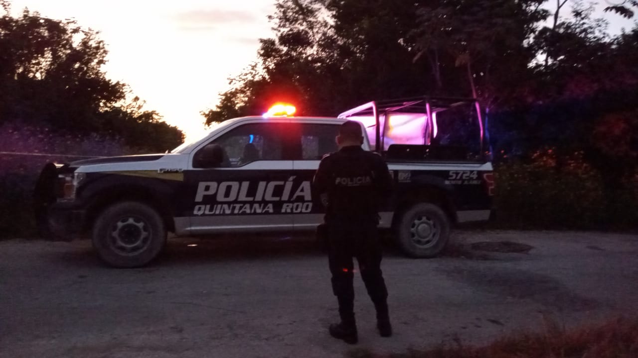 Cuerpo calcinado en Cancún