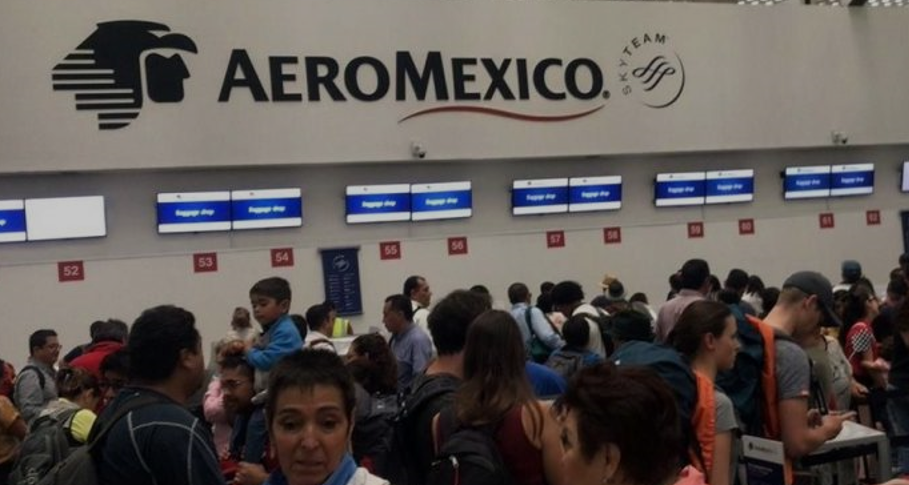 Aeromexico cancela vuelos