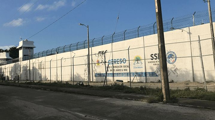 Armas cárcel de Cancún