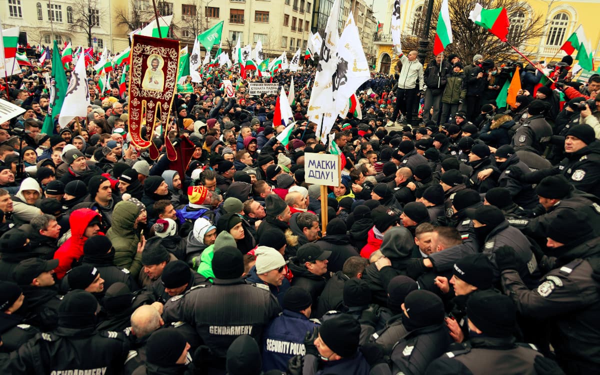 Manifestación Bulgaria