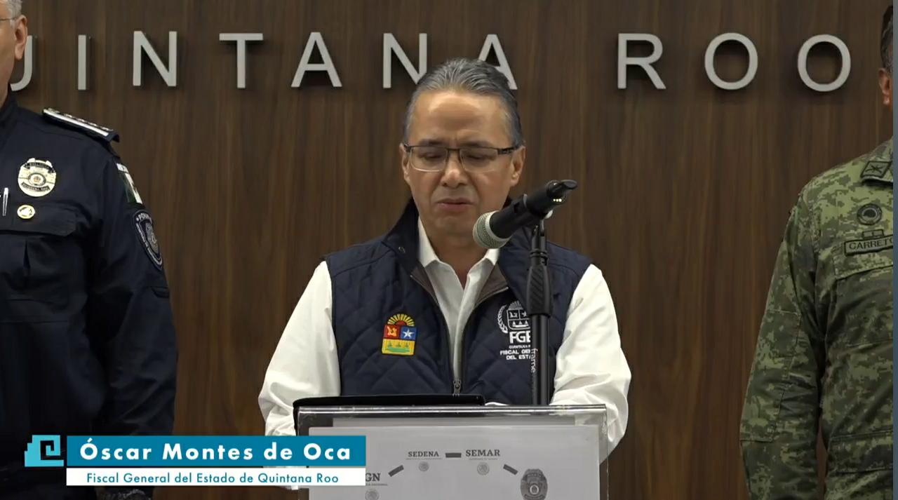 El fiscal general Óscar Montes de Oca Rosales, anunció la captura de cuatro hombres ligados a siete homicidios cometidos entre abril y mayo pasados.