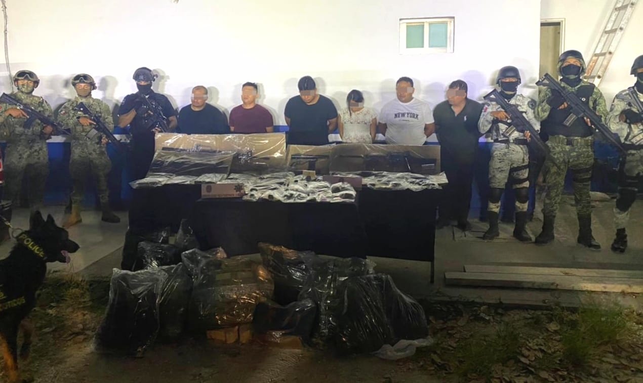 Vinculan a proceso a 22 miembros del Cartel del Golfo detenidos en Selva Nova