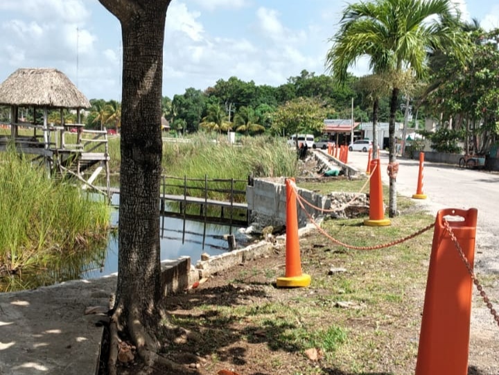 Exigen a Fonatur terminar reparación del malecón en Cobá