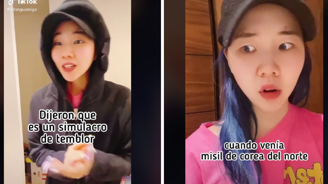 Así vivió la TikToker Chingu amiga su primer sismo en México