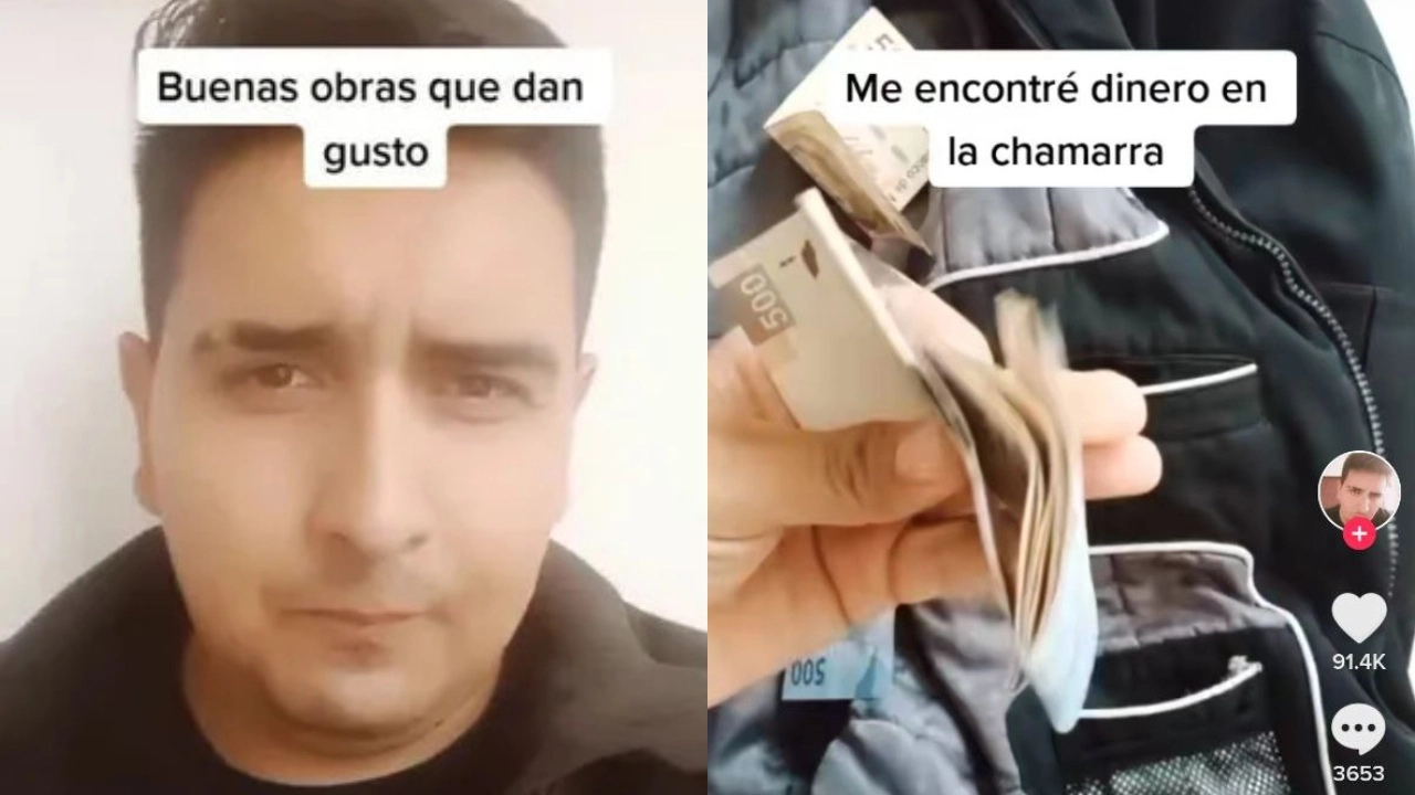 Hombre devuelve miles de pesos encontrados en chamarra usada que compró