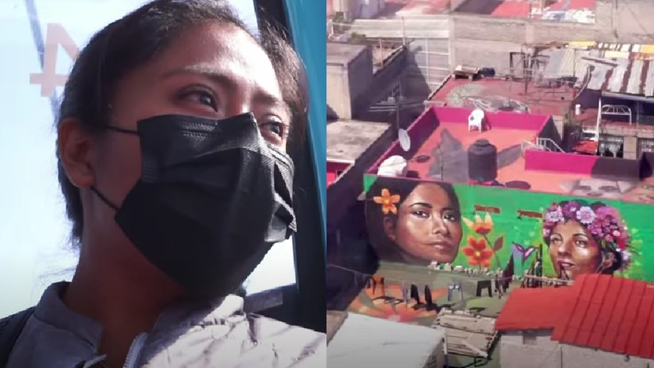 Yalitza se sube al Cablebús y descubre mural en su honor