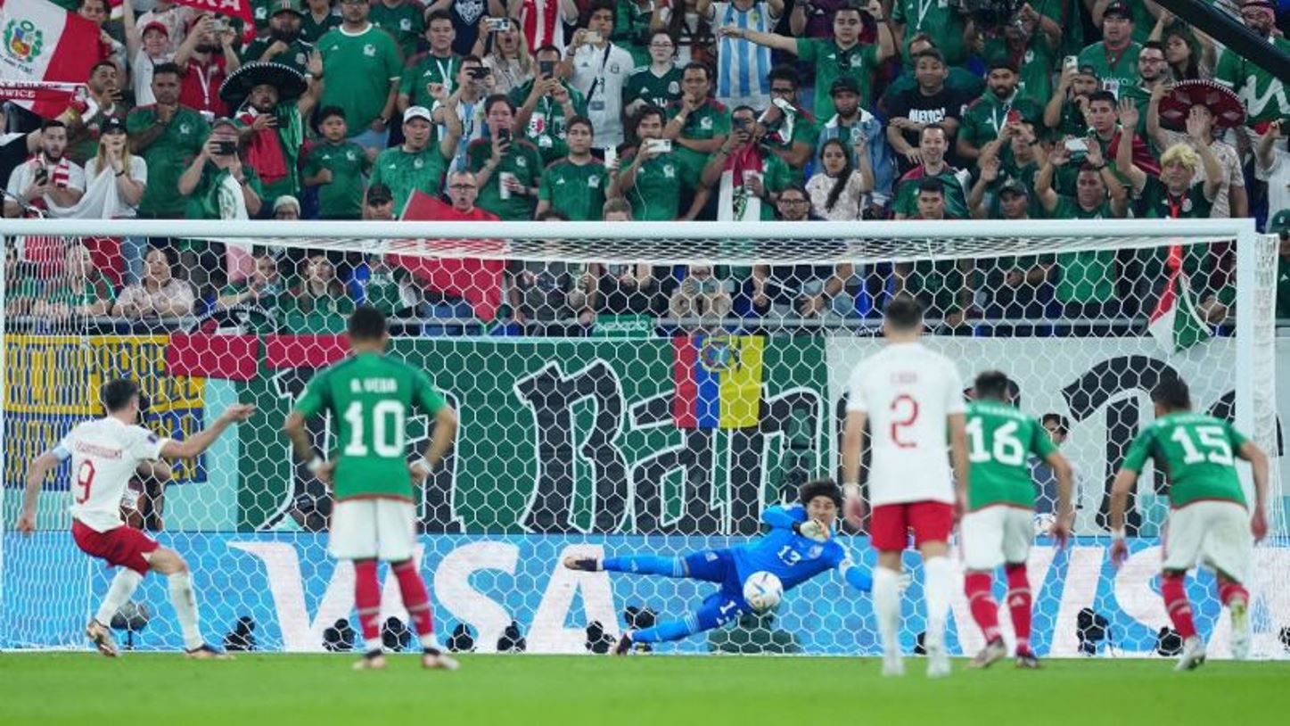 México empata a 0 contra Polonia en su primer partido del mundial