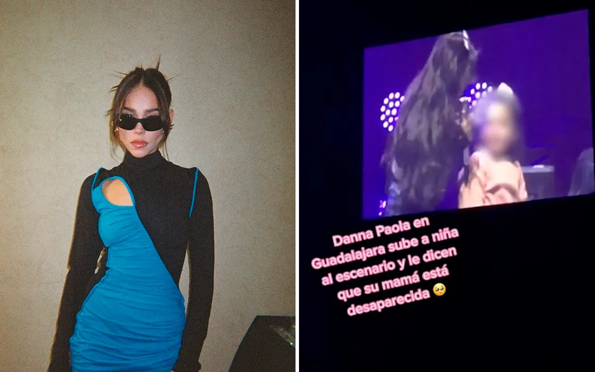 Danna Paola invita a niña al escenario