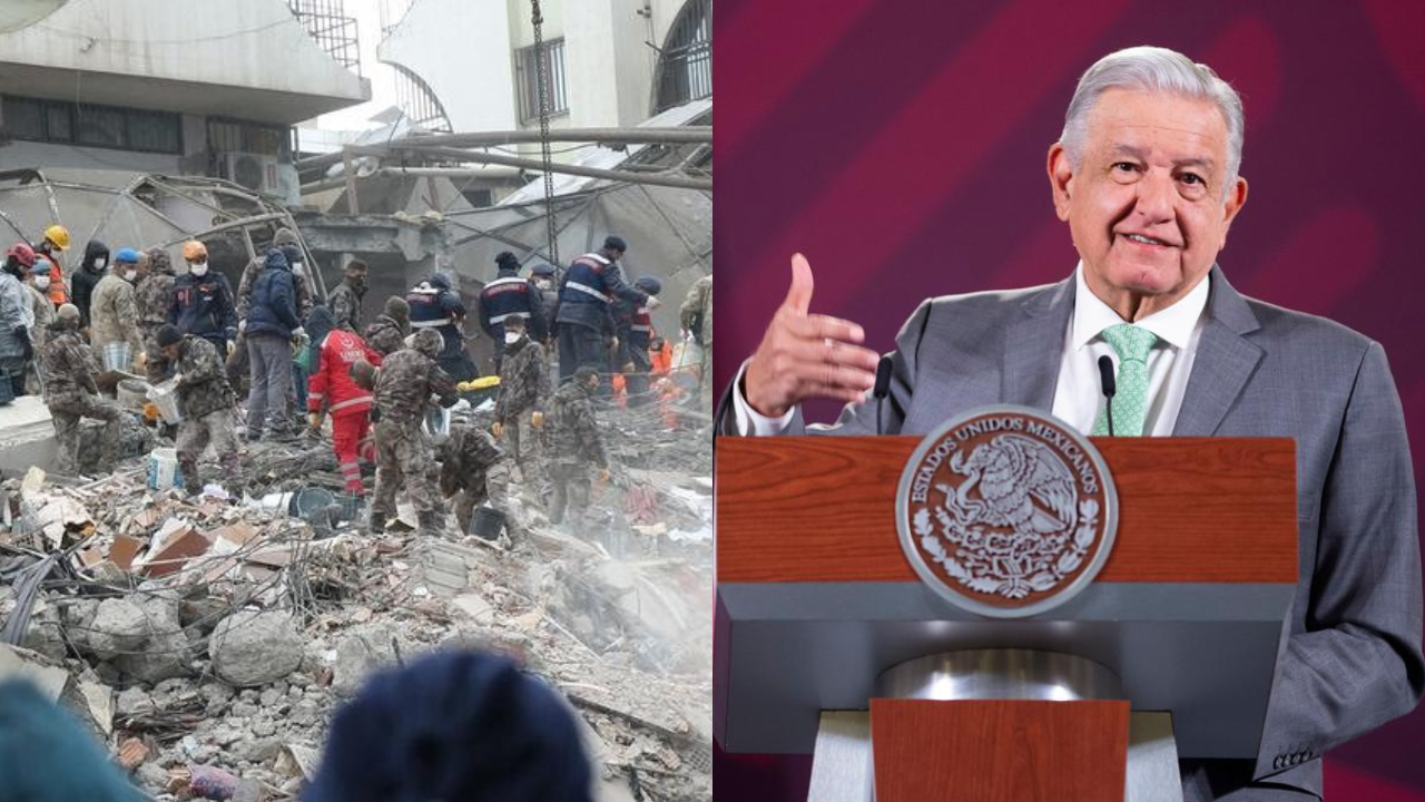 Tras terremoto AMLO ordena enviar rescatistas a Turquía