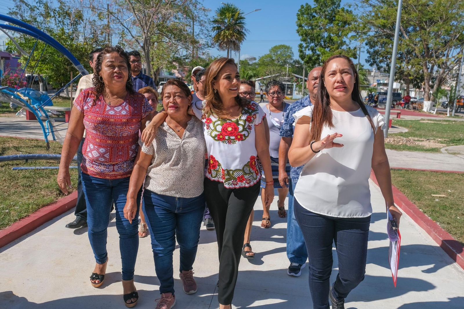 vialidades del parque Pacto Obrero