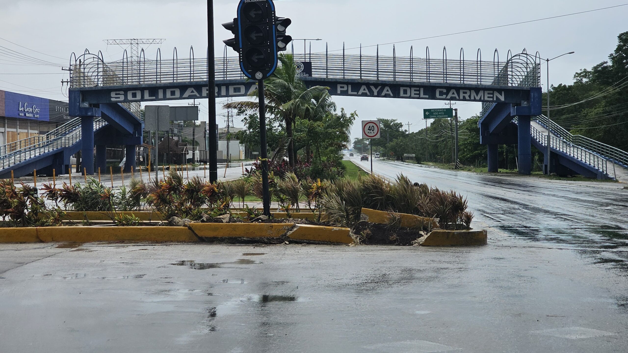 Así fue el paso del huracán Beryl por Playa del Carmen