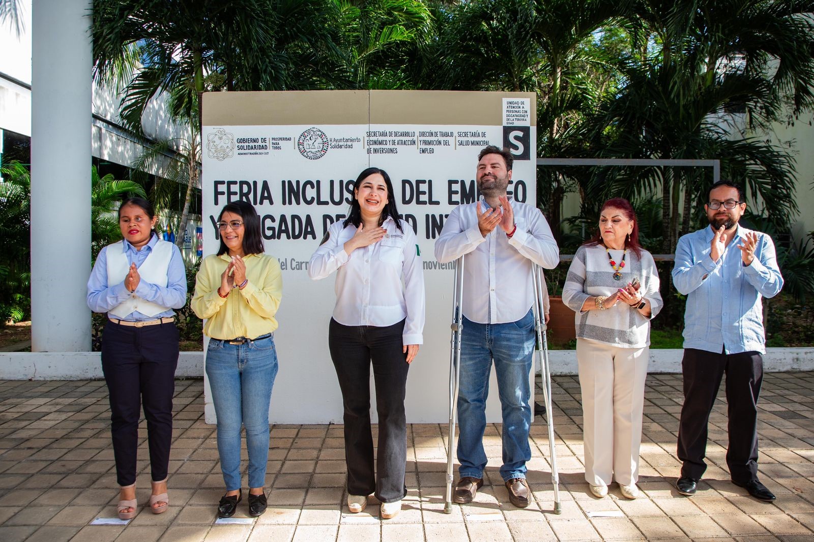 Estefanía Mercado pone en marcha la Feria Inclusiva del Empleo y Brigada de Salud Integral